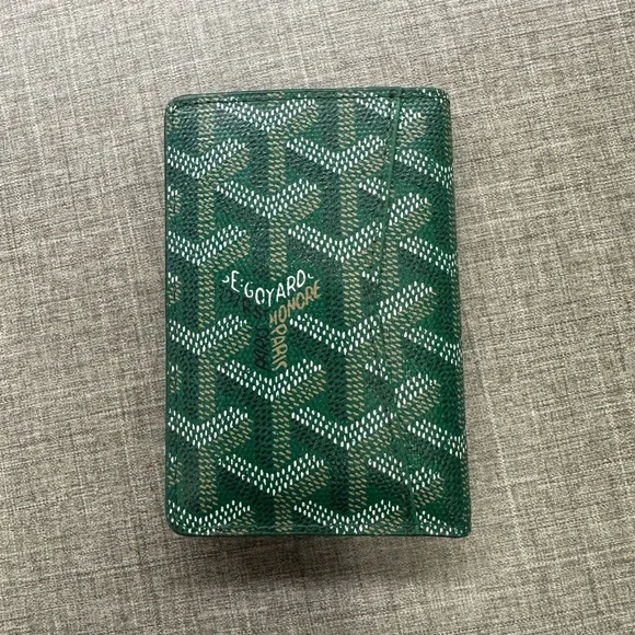 Green Patterned Wallet - Picture 3 of 3